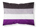 Asexual Pride Standard Pillowcase Lightweight Super Soft Easy Care Decorative Artwork Pillowcase, Standard