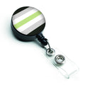 Agender Pride Retractable Badge Reel for Nurses ID Badge Holder with Clip Retractable Employee Badge Holder, Belt Clip