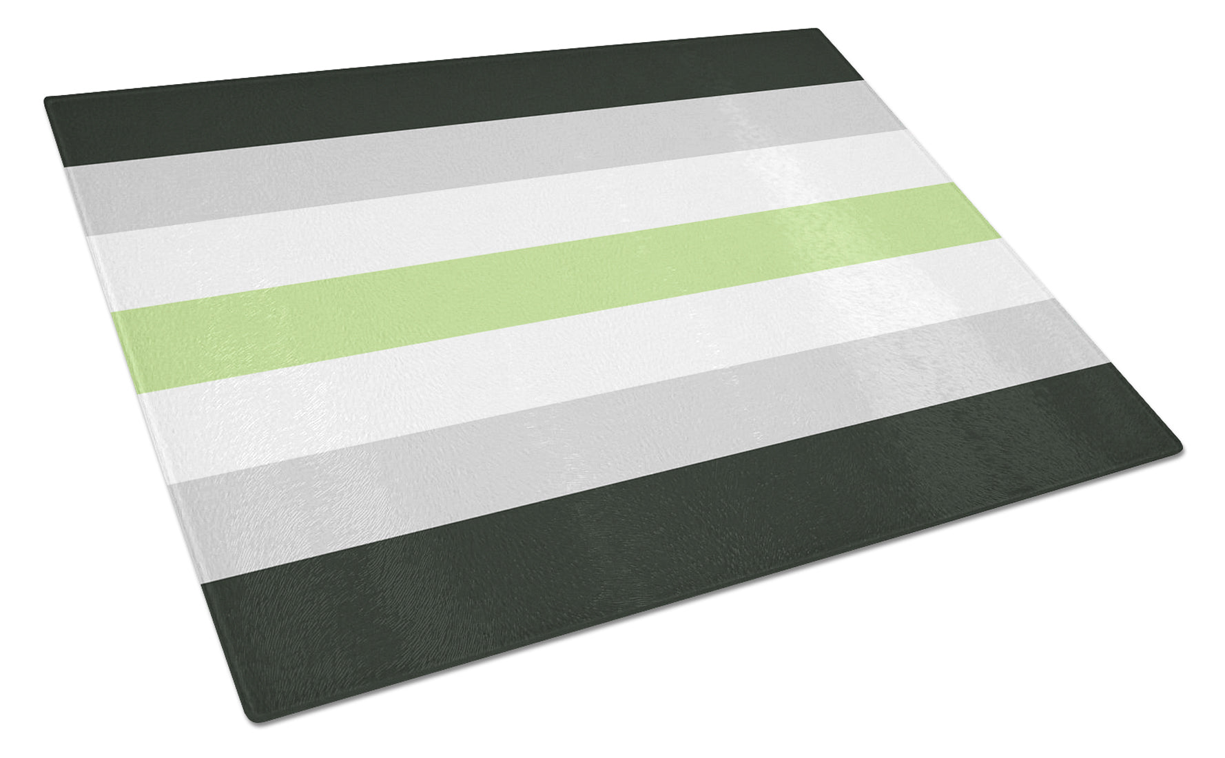 Agender Pride Cutting Board Tempered Glass Kitchen Cutting Surface, Heat Resistant Chopping, Non-Slip Feet, Food Prep & Serving