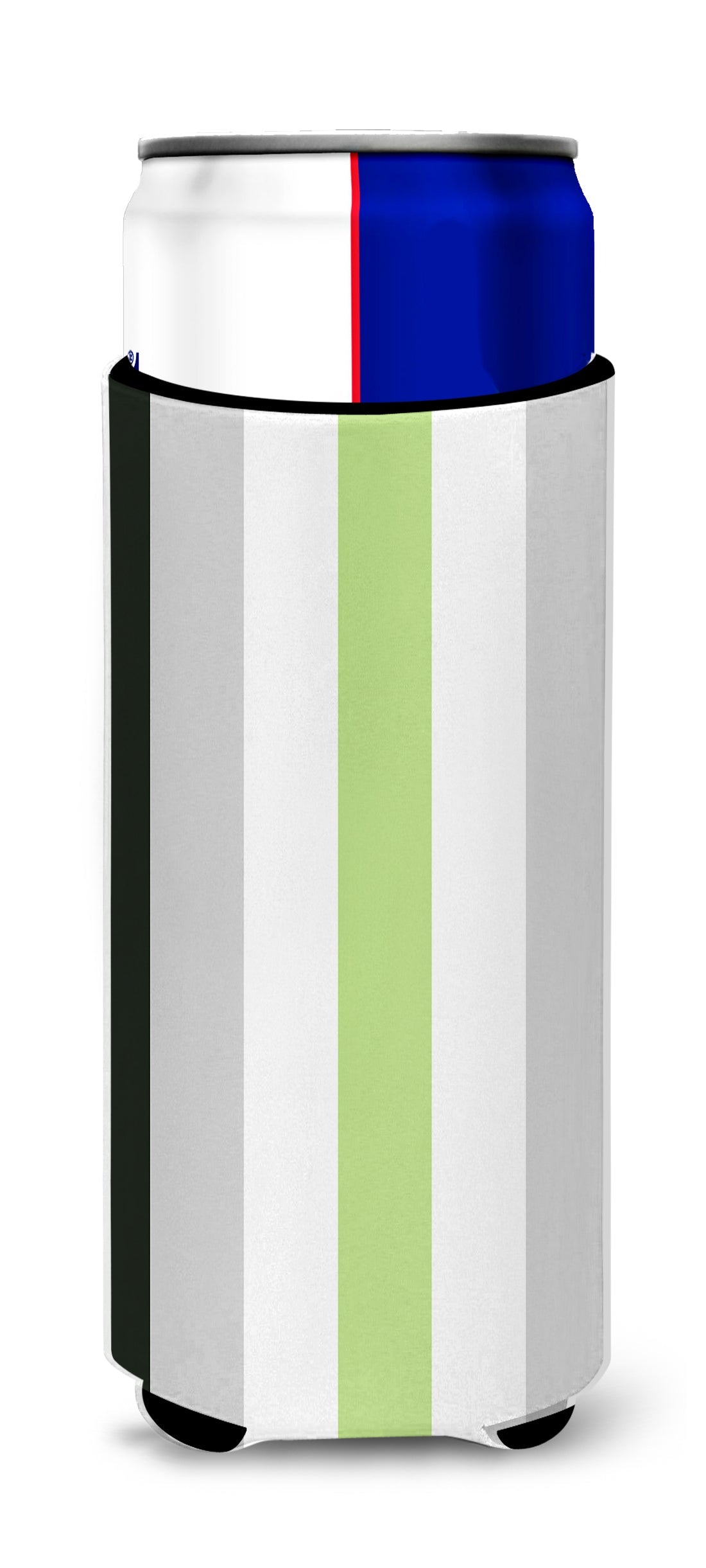 Agender Pride Slim Can Hugger , Insulated Foam Hugger for 12 oz Slim Cans, Beer Bottles & Water Bottles, Printed in USA