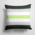 Agender Pride Decorative Throw Pillow 14x14 Indoor Outdoor Accent Cushion, Fabric Cover with Insert for Sofa, Bed, Porch & Living Room