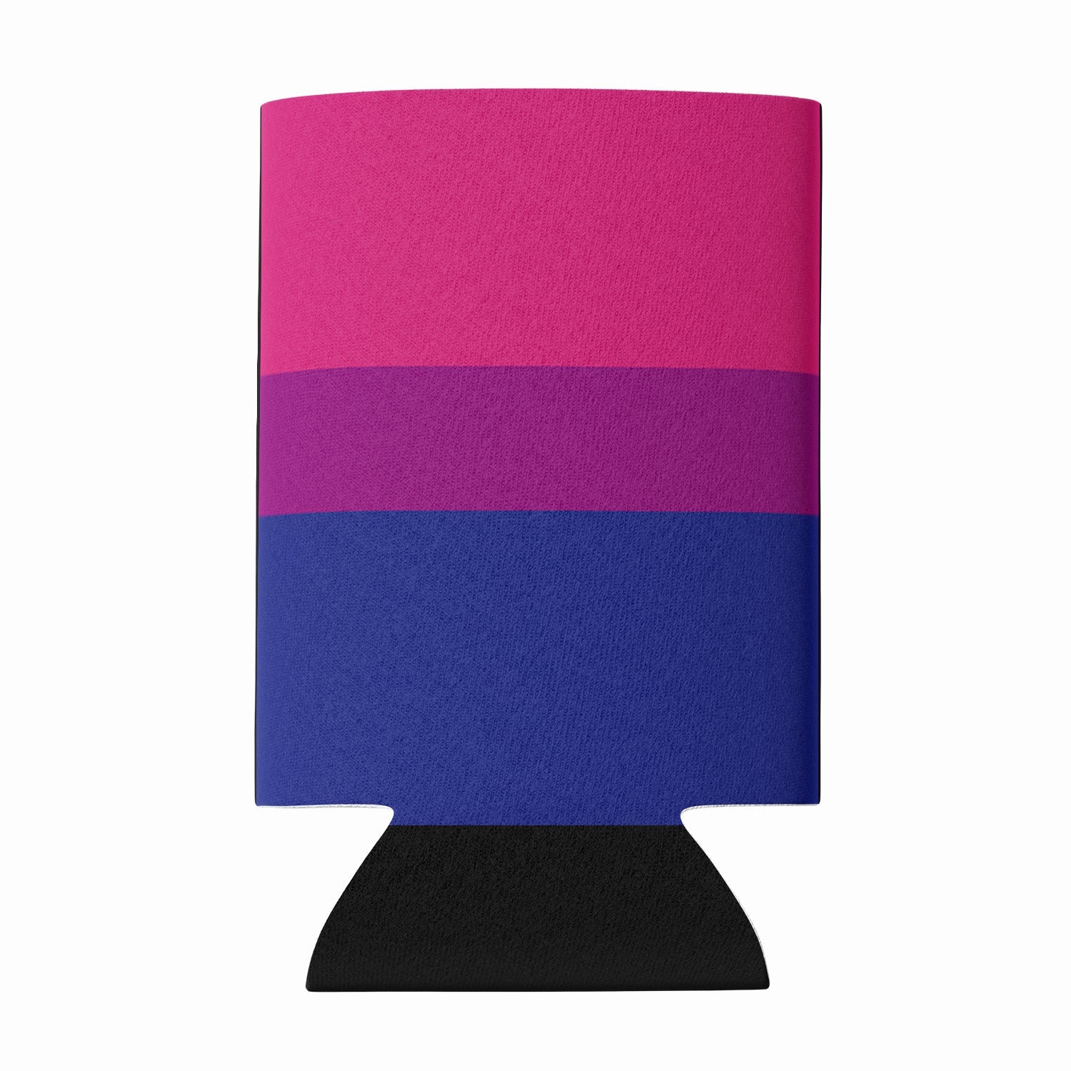 Bisexual Pride Can or Bottle Hugger Cooler Sleeve for Standard 12 oz Cans, Insulated Foam Beer & Soda Can Hugger Reusable