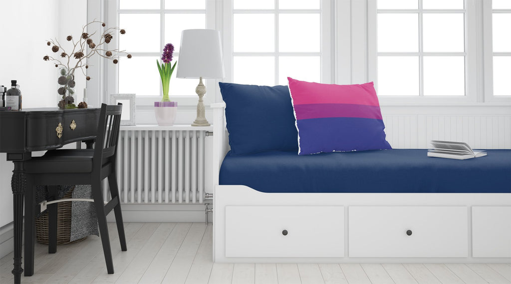 Bisexual Pride Standard Pillowcase Lightweight Super Soft Easy Care Decorative Artwork Pillowcase, Standard
