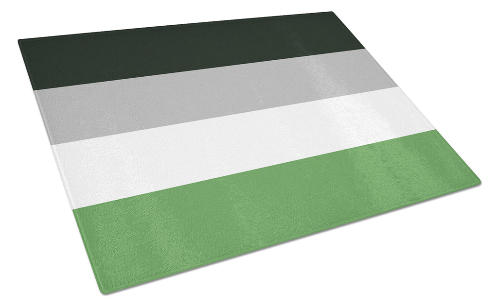 Androphilia Pride Cutting Board Tempered Glass Kitchen Cutting Surface, Heat Resistant Chopping, Non-Slip Feet, Food Prep & Serving