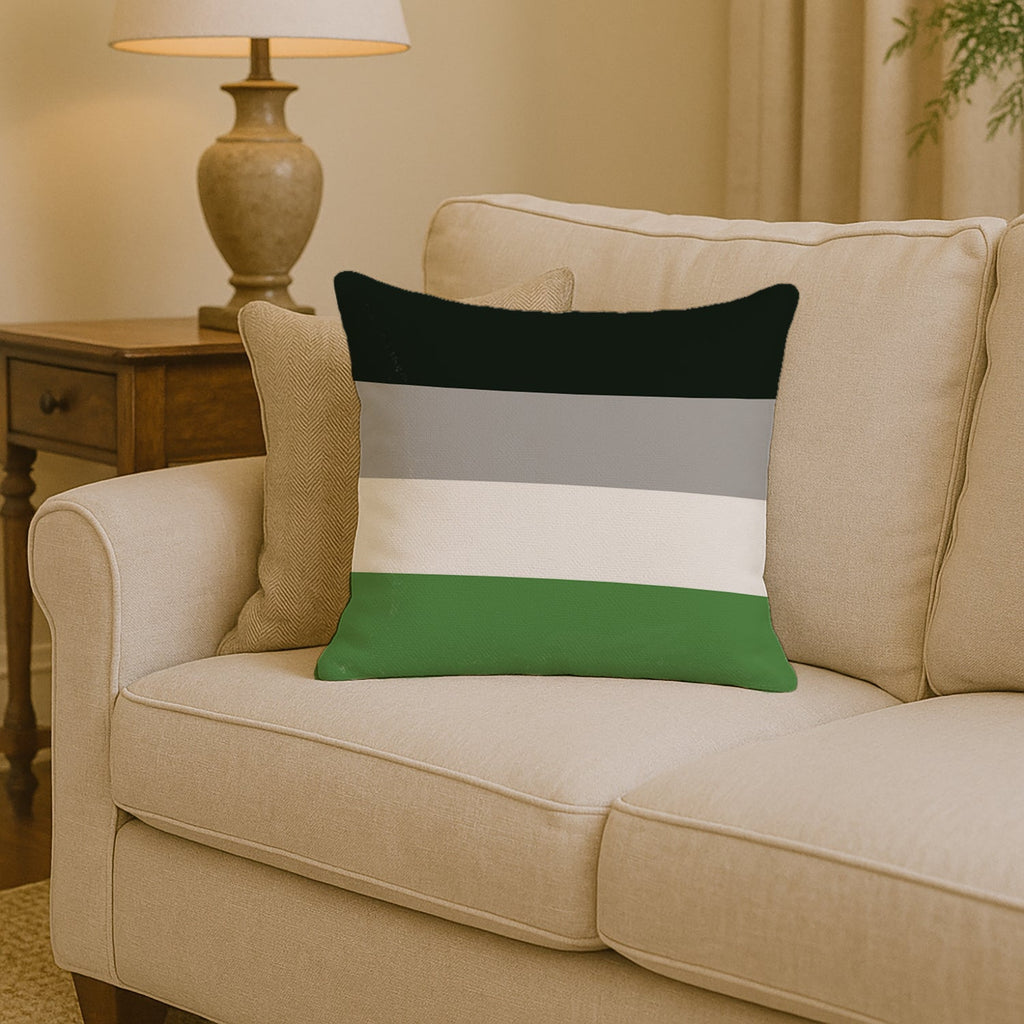 Androphilia Pride Decorative Throw Pillow 14x14 Indoor Outdoor Accent Cushion, Fabric Cover with Insert for Sofa, Bed, Porch & Living Room