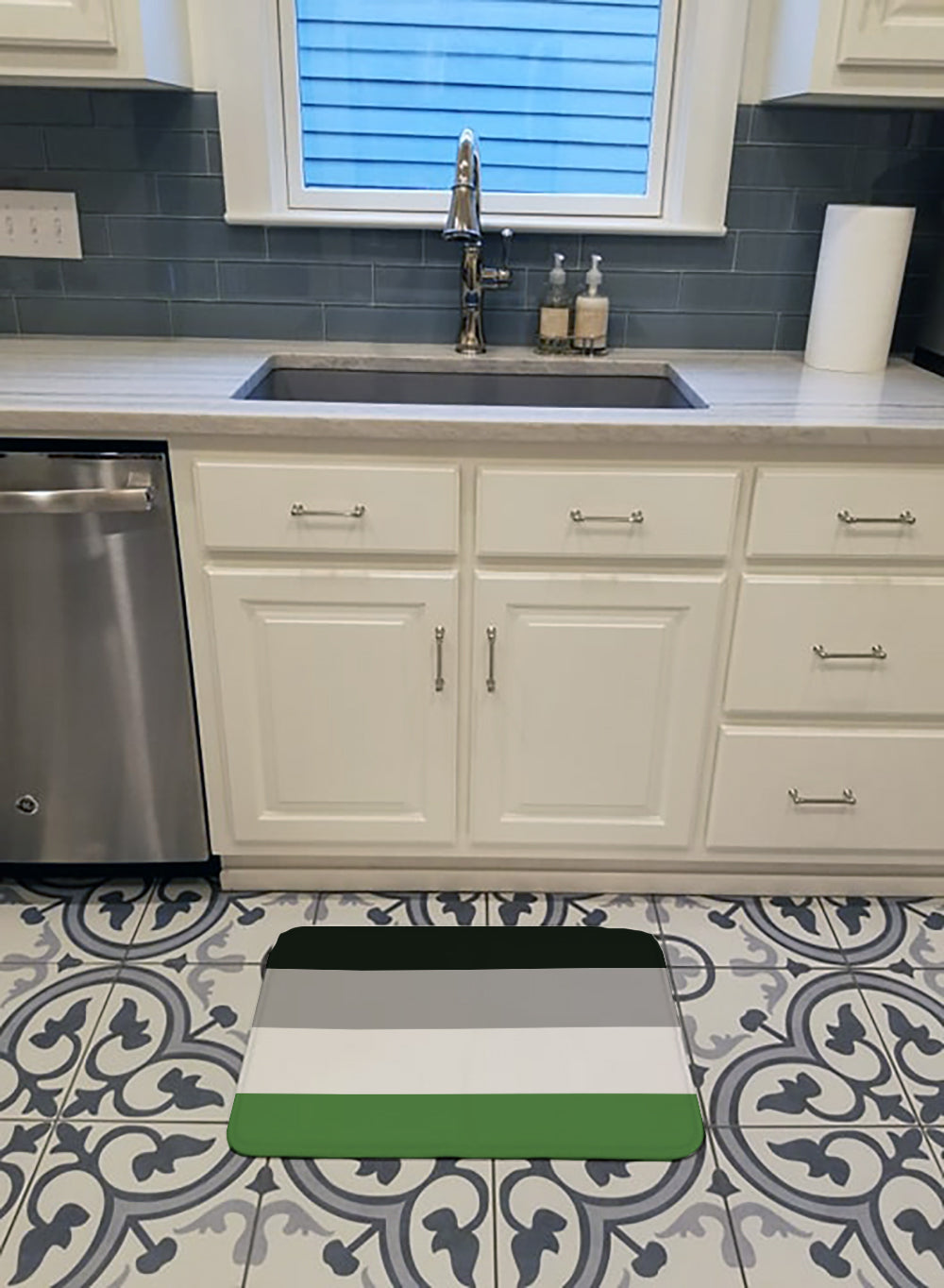 Androphilia Pride Memory Foam Kitchen Mat Machine Washable Anti-Fatigue Cushion Comfort Bath or Kitchen Rug