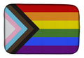Gay Pride Progress Pride Dish Drying Mat Absorbent Dish Drying Mat Pad for Kitchen Counter Dish Drainer Mat for Countertop, 14 x 21", Multicolor