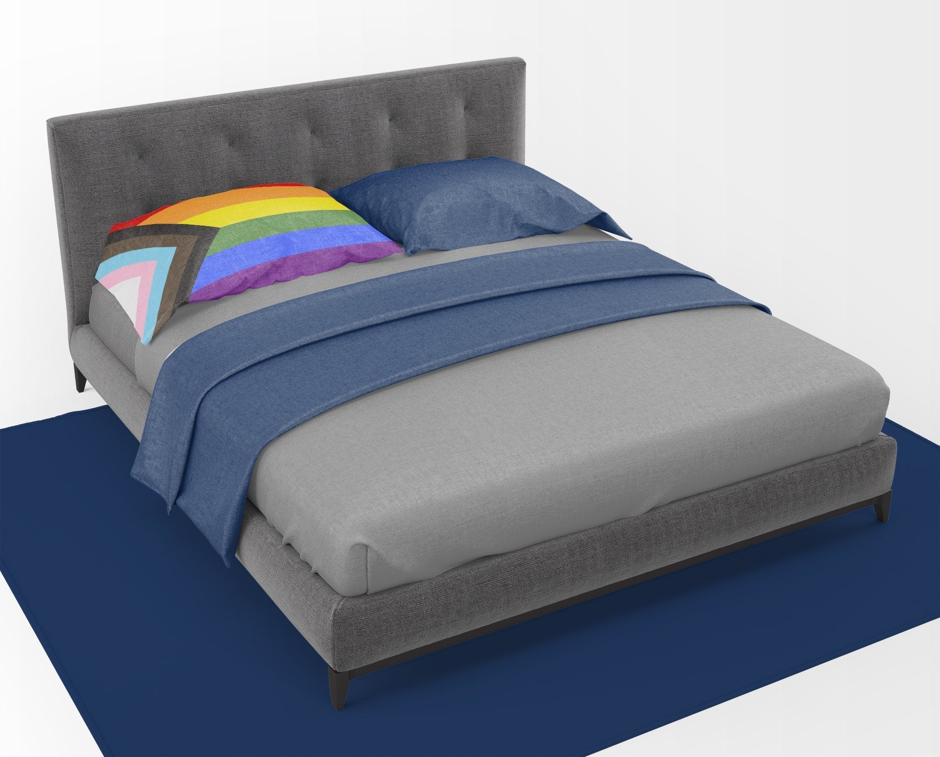 Gay Pride Progress Pride Standard Pillowcase Lightweight Super Soft Easy Care Decorative Artwork Pillowcase, Standard
