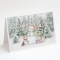 Corgi Puppy Black and Tan Points Christmas Greeting Cards Pack of 8 Blank Cards with Envelopes Whimsical A7 Size 5x7