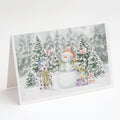 Dalmatian Christmas Greeting Cards Pack of 8 Blank Cards with Envelopes Whimsical A7 Size 5x7