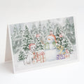 Dalmatian Puppy Christmas Greeting Cards Pack of 8 Blank Cards with Envelopes Whimsical A7 Size 5x7