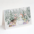 German Shepherd Christmas Greeting Cards Pack of 8 Blank Cards with Envelopes Whimsical A7 Size 5x7