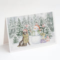 Labrador Retriever Black Christmas Greeting Cards Pack of 8 Blank Cards with Envelopes Whimsical A7 Size 5x7