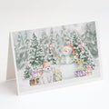 West Highland White Terrier Christmas Greeting Cards Pack of 8 Blank Cards with Envelopes Whimsical A7 Size 5x7