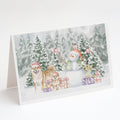 Shiba Inu Adult and Puppy Christmas Greeting Cards Pack of 8 Blank Cards with Envelopes Whimsical A7 Size 5x7