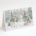 Sheltie/Shetland Sheepdog Sable Christmas Greeting Cards Pack of 8 Blank Cards with Envelopes Whimsical A7 Size 5x7