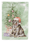 Labrador Retriever Black Puppy Christmas Presents and Tree House Flag 28x40 Porch Sleeve Pole Decorative Outside Yard Banner Artwork Wall Hanging, Polyester