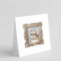 French Bulldog Fawn Pretty as a Picture Square Greeting Cards and Envelopes Pack of 8 Blank Cards with Envelopes Blank Thank You Note Greeting Cards Stationery