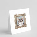 Corgi Tricolor Puppy Pretty as a Picture Square Greeting Cards and Envelopes Pack of 8 Blank Cards with Envelopes Blank Thank You Note Greeting Cards Stationery
