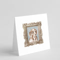 Dachsund Shorthaired Puppy Front View Pretty as a Picture Square Greeting Cards and Envelopes Pack of 8 Blank Cards with Envelopes Blank Thank You Note Greeting Cards Stationery