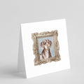 Dachsund Shorthaired Liver Tan Front View Pretty as a Picture Square Greeting Cards and Envelopes Pack of 8 Blank Cards with Envelopes Blank Thank You Note Greeting Cards Stationery