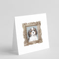 Cavalier King Charles Spaniel Tricolor Puppy Pretty as a Picture Square Greeting Cards and Envelopes Pack of 8 Blank Cards with Envelopes Blank Thank You Note Greeting Cards Stationery