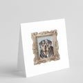 Rottweiler Front View Pretty as a Picture Square Greeting Cards and Envelopes Pack of 8 Blank Cards with Envelopes Blank Thank You Note Greeting Cards Stationery