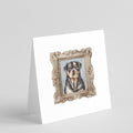 Rottweiler Front View 3 Pretty as a Picture Square Greeting Cards and Envelopes Pack of 8 Blank Cards with Envelopes Blank Thank You Note Greeting Cards Stationery
