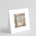 Labrador Retriever Yellow Side View Pretty as a Picture Square Greeting Cards and Envelopes Pack of 8 Blank Cards with Envelopes Blank Thank You Note Greeting Cards Stationery