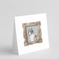 Boxer Cropped Ears Pretty as a Picture Square Greeting Cards and Envelopes Pack of 8 Blank Cards with Envelopes Blank Thank You Note Greeting Cards Stationery
