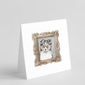 Sheltie Sable Puppy Pretty as a Picture Square Greeting Cards and Envelopes Pack of 8 Blank Cards with Envelopes Blank Thank You Note Greeting Cards Stationery