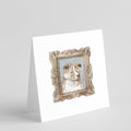 Sheltie Sable Puppy Side View Pretty as a Picture Square Greeting Cards and Envelopes Pack of 8 Blank Cards with Envelopes Blank Thank You Note Greeting Cards Stationery