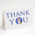 Australian Shepherd Blue Merle Puppy #1 Thank You Greeting Cards Pack of 8 Blank Cards with Envelopes Whimsical A7 Size 5x7