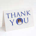 Australian Shepherd Red Tricolor #2 Thank You Greeting Cards Pack of 8 Blank Cards with Envelopes Whimsical A7 Size 5x7