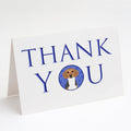 Beagle Tricolor #1 Thank You Greeting Cards Pack of 8 Blank Cards with Envelopes Whimsical A7 Size 5x7
