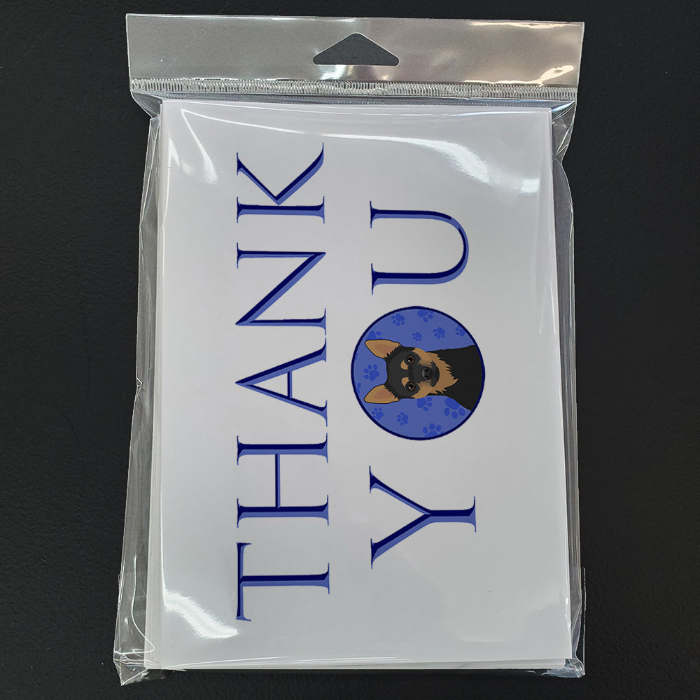 Chihuahua Black and Tan #1 Thank You Greeting Cards Pack of 8 Blank Cards with Envelopes Whimsical A7 Size 5x7