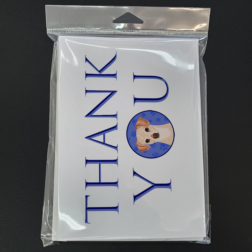 Chihuahua Cream Thank You Greeting Cards Pack of 8 Blank Cards with Envelopes Whimsical A7 Size 5x7