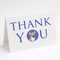 Chihuahua Gold and White Thank You Greeting Cards Pack of 8 Blank Cards with Envelopes Whimsical A7 Size 5x7