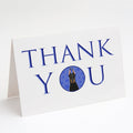 Doberman Pinscher Black and Rust Cropped Ears Thank You Greeting Cards Pack of 8 Blank Cards with Envelopes Whimsical A7 Size 5x7