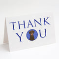 Doberman Pinscher Red and Rust Natural Ears #2 Thank You Greeting Cards Pack of 8 Blank Cards with Envelopes Whimsical A7 Size 5x7