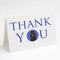 Doodle Black #1 Thank You Greeting Cards Pack of 8 Blank Cards with Envelopes Whimsical A7 Size 5x7