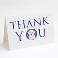 Doodle Cream #2 Thank You Greeting Cards Pack of 8 Blank Cards with Envelopes Whimsical A7 Size 5x7
