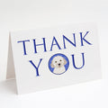 Doodle Cream #4 Thank You Greeting Cards Pack of 8 Blank Cards with Envelopes Whimsical A7 Size 5x7