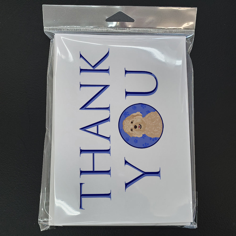 Doodle Fawn #1 Thank You Greeting Cards Pack of 8 Blank Cards with Envelopes Whimsical A7 Size 5x7