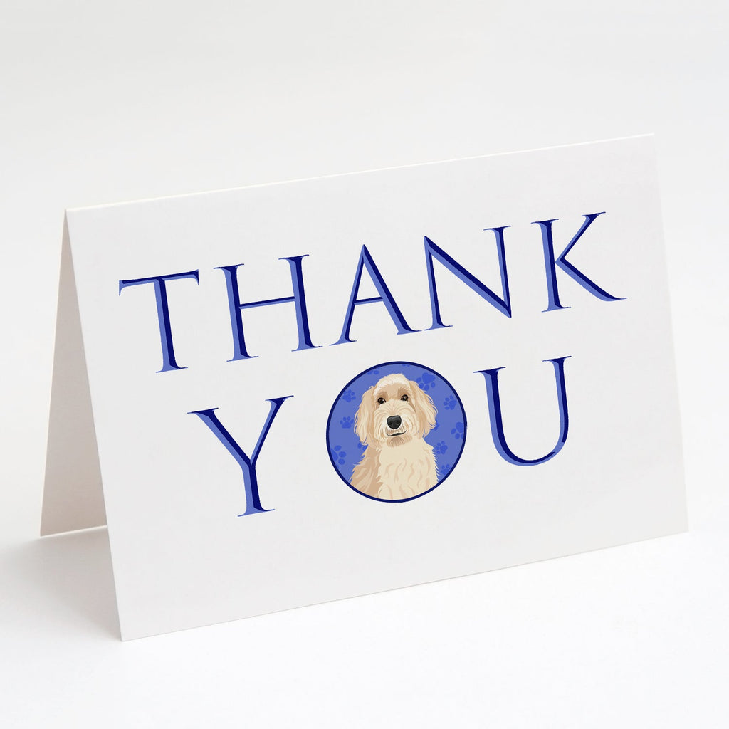 Doodle Fawn #2 Thank You Greeting Cards Pack of 8 Blank Cards with Envelopes Whimsical A7 Size 5x7