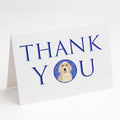 Doodle Fawn #2 Thank You Greeting Cards Pack of 8 Blank Cards with Envelopes Whimsical A7 Size 5x7