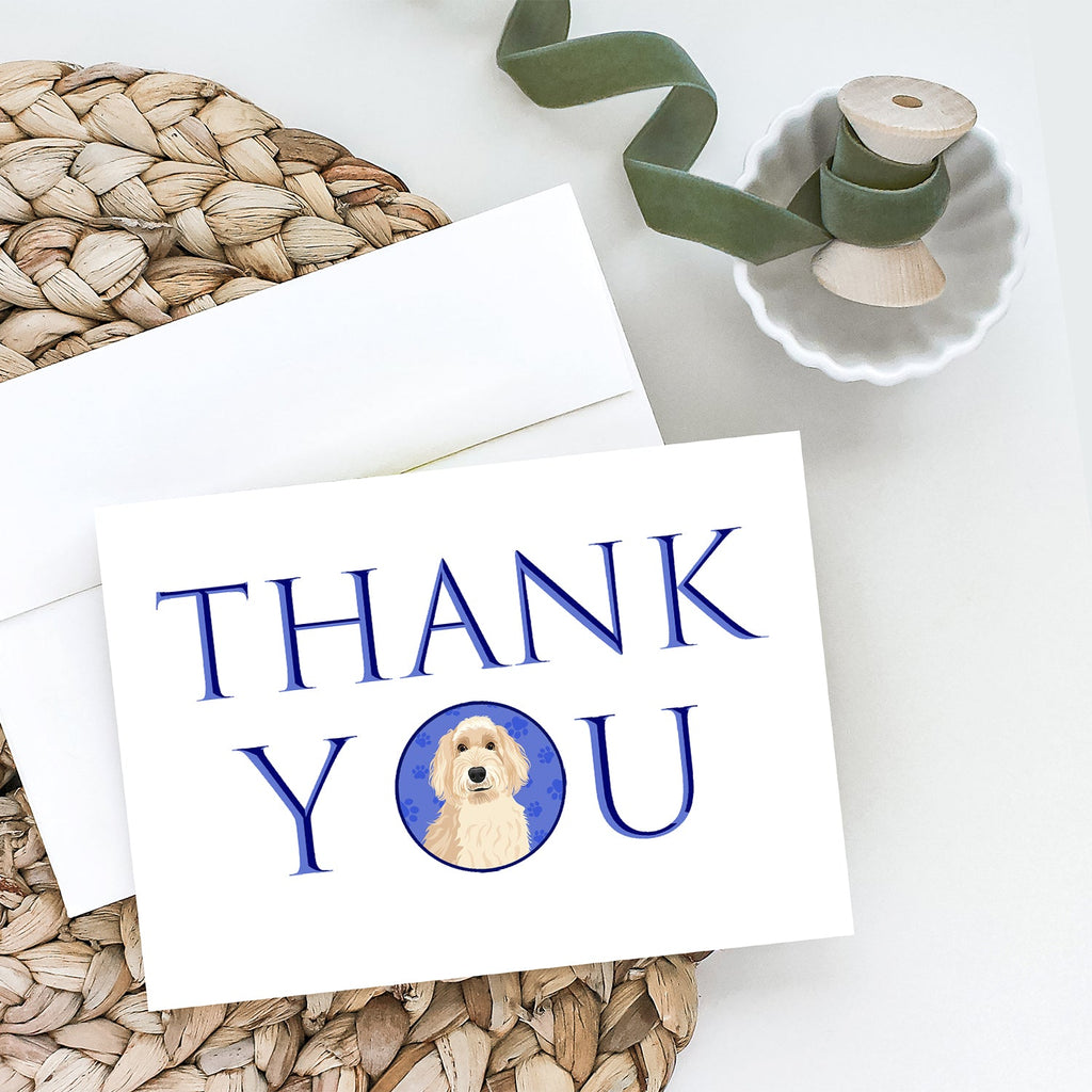 Doodle Fawn #2 Thank You Greeting Cards Pack of 8 Blank Cards with Envelopes Whimsical A7 Size 5x7