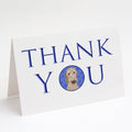 Doodle Fawn #4 Thank You Greeting Cards Pack of 8 Blank Cards with Envelopes Whimsical A7 Size 5x7