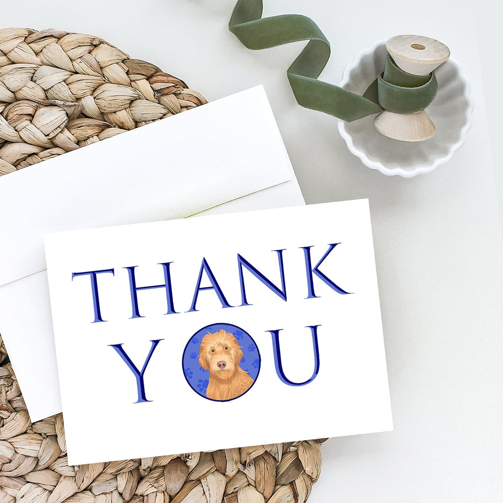 Doodle Liver #2 Thank You Greeting Cards Pack of 8 Blank Cards with Envelopes Whimsical A7 Size 5x7