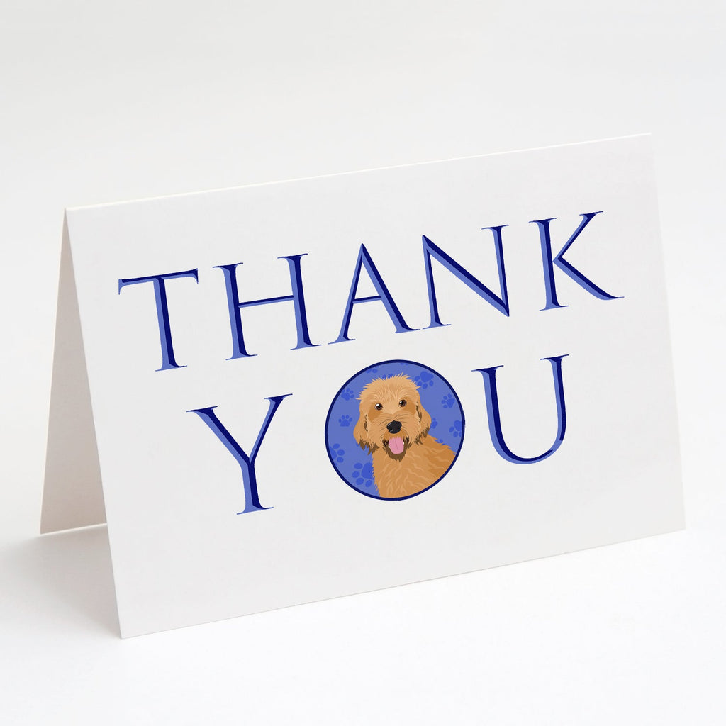 Doodle Liver #4 Thank You Greeting Cards Pack of 8 Blank Cards with Envelopes Whimsical A7 Size 5x7